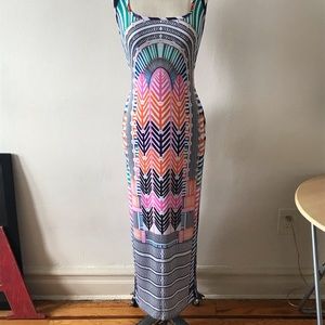 MH Racerback Tank Dress, Electric Casino, S